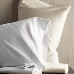 Premium Smooth Organic Cotton Sateen Pillowcase Set - White, King