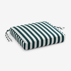 Replacement Boxed Edge Chair Cushion - Mason Stripe, 18 in. x 18 in.