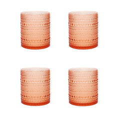 Orbetto Outdoor Drinkware, Set of 4 - Orange, Old Fashioned