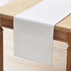 Pom Fringe Table Runner - Metallic Gold, 16 in. x 108 in.