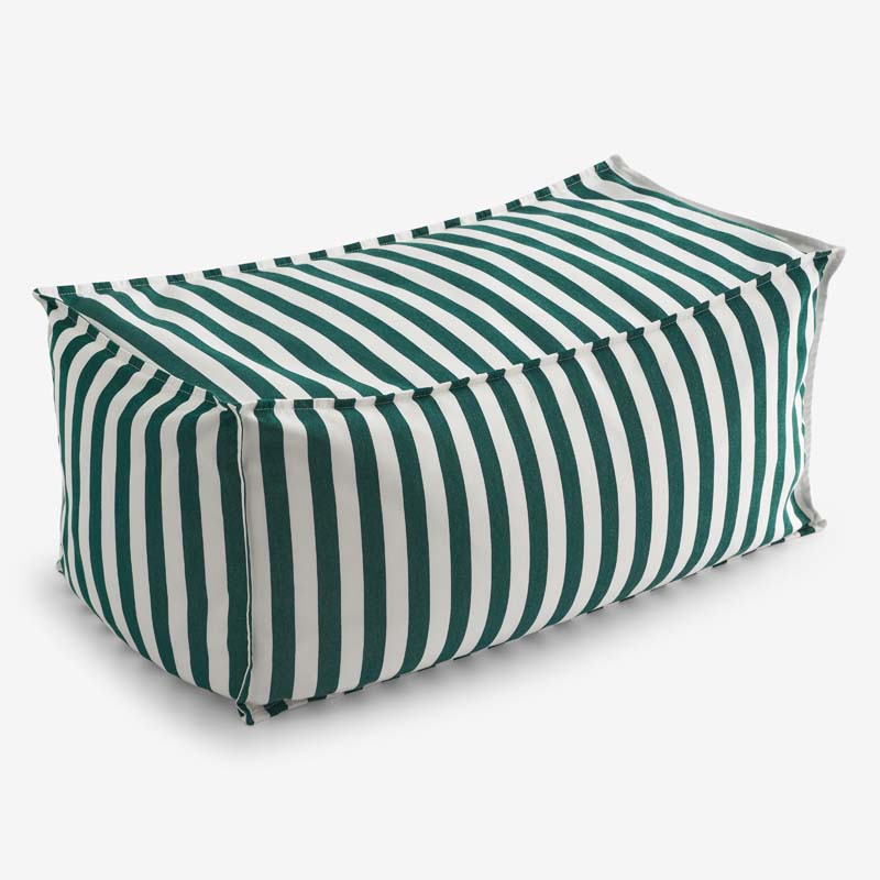 Indoor/Outdoor Pouf - Mason Stripe, Large