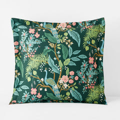 Peacock Classic Smooth Sateen Sham - Evergreen, Euro