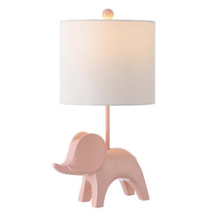 Ceramic Animal Table Lamp - Pink, Elephant