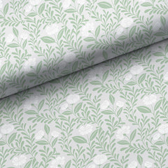 Ava Traditional Wallpaper - Vine Willow Green, Roll
