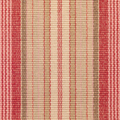 Framboise Handwoven Cotton Rug - Red, 2' x 8'