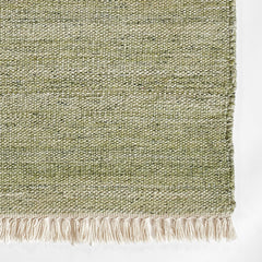 Handwoven Textured Performance Rug - Green, 8' x 10'
