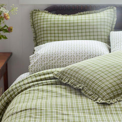 Classic Plaids Yarn-Dyed Cotton Duvet Cover - Henri Plaid, King/Cal. King