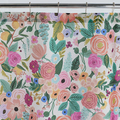 Garden Party Classic Cool Cotton Percale Shower Curtain - Multi