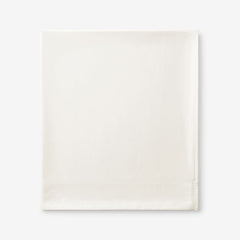 Premium Smooth Supima® Cotton Wrinkle-Free Sateen Flat Bed Sheet - Ivory, Deep Pocket Cal. King