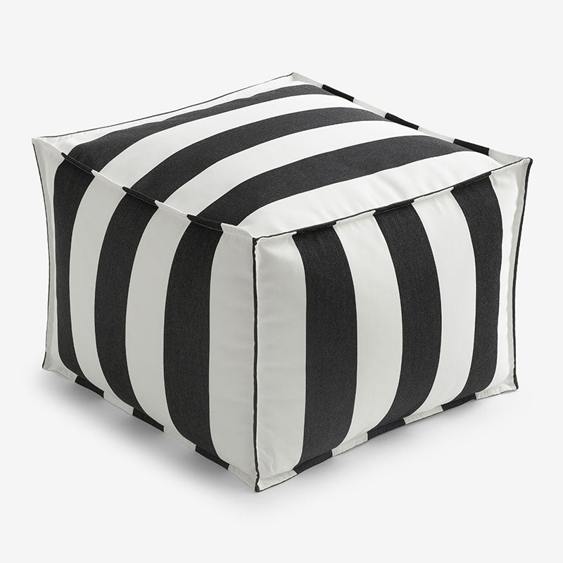 Indoor/Outdoor Pouf - Cabana Classic, Medium