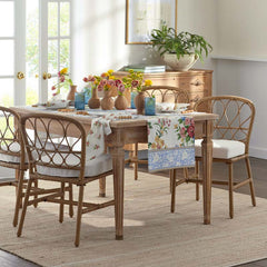 Garden Floral Cotton Table Runner - Natures Bouquet, 16 in. x 90 in.