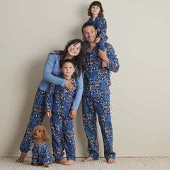 Family Flannel Women's Jogger Pants Pajama Set - Reindeer, XXXL