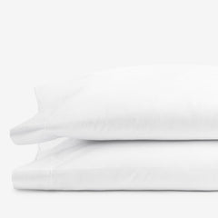 Classic Smooth Rayon Made From Bamboo Sateen Pillowcase Set - White, King