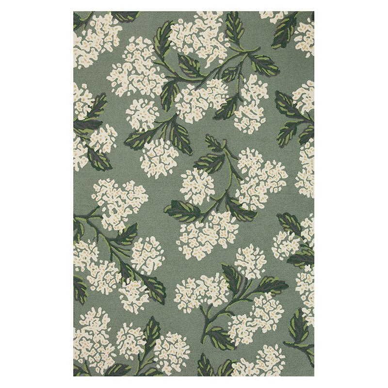 Joie Wool Rug - Hydrangea Sage, 2' 3" x 3' 9"