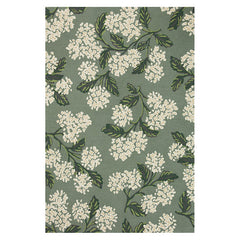 Joie Wool Rug - Hydrangea Sage, 2' 6" x 7' 6" Runner