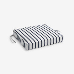 Replacement Boxed Edge Chair Cushion - Lido Stripe, 16 in. x 15 in.