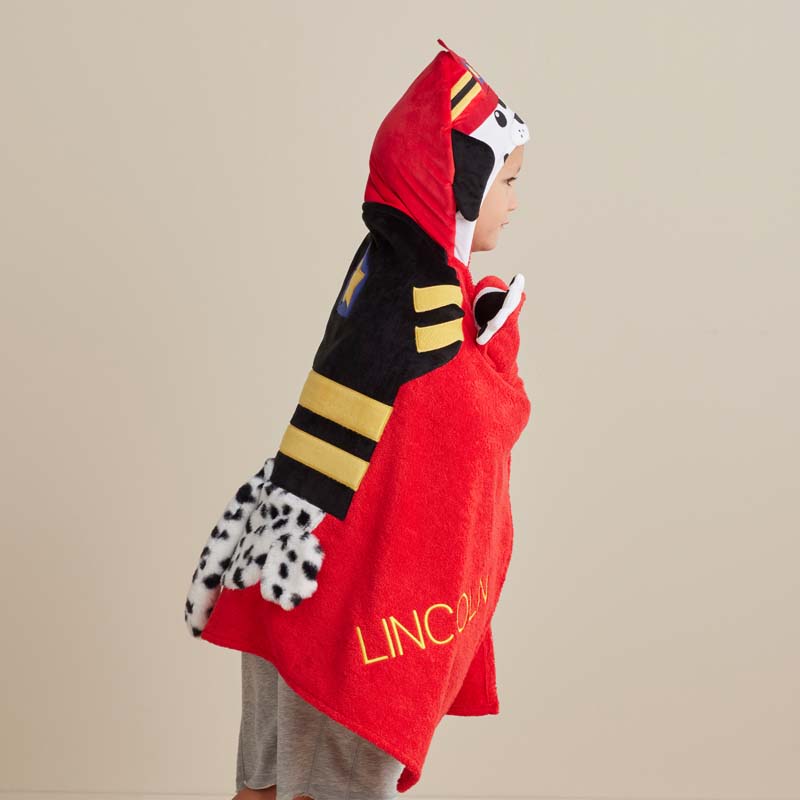 Hooded Towel - Firehouse Dog