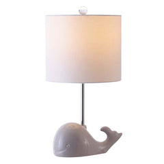 Ceramic Animal Table Lamp - Gray, Whale