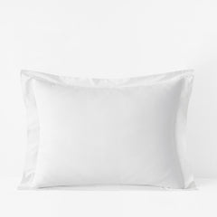 Premium Cool Organic Cotton Percale Sham - White, King