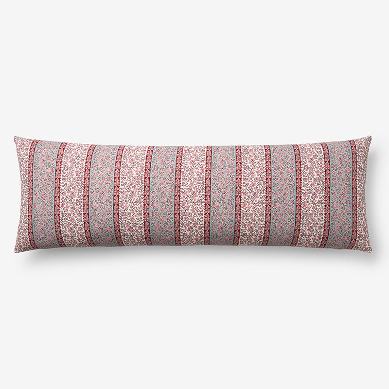 Aswi Decorative Lumbar Pillow Cover - Red Multi