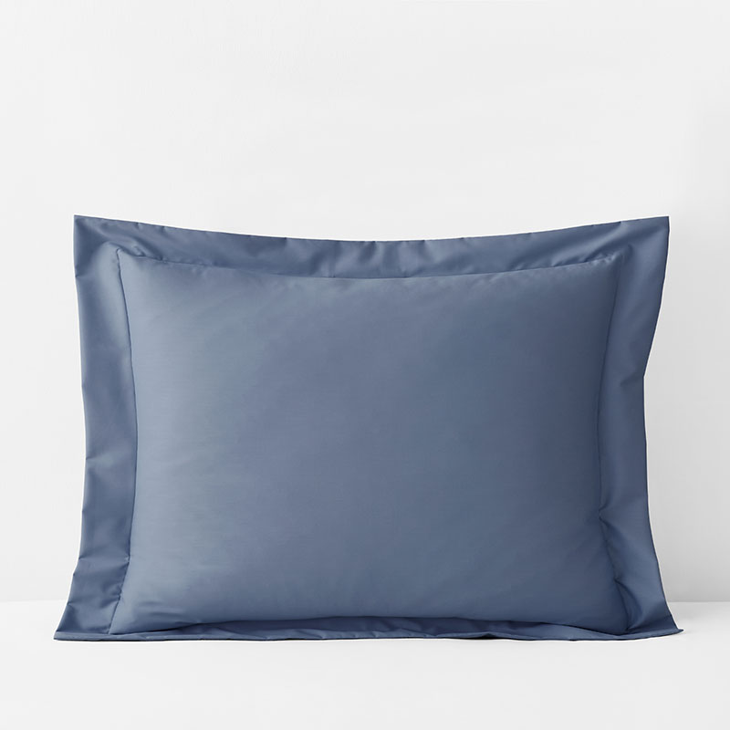 Classic Smooth Wrinkle-Free Sateen Sham - Infinity Blue, Standard