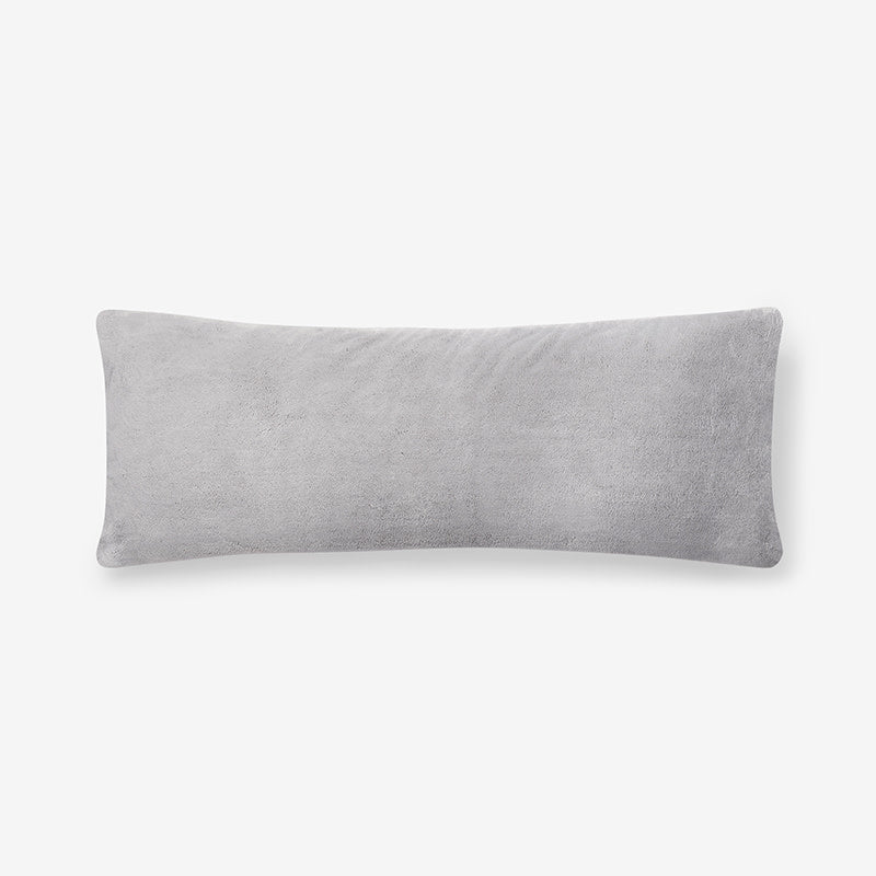 Decorative Lumbar Pillow Cover - Gray Smoke, 14 in. x 40 in.