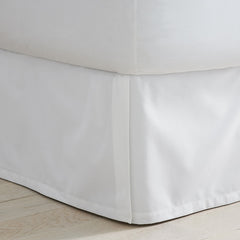Classic Smooth Wrinkle-Free Sateen Bed Skirt - White, King