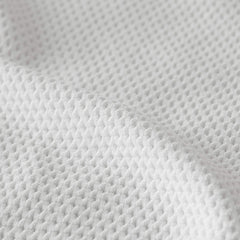 Garter Stitch Blanket - White, King/Cal. King