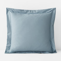 Classic Smooth Wrinkle-Free Sateen Sham - Blue Shale, Euro