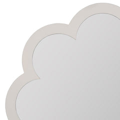 Caitlin Wilson Poppy Scalloped Mirror - White