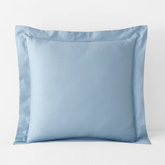 Classic Smooth Sateen Solid Sham - Light Blue, Euro