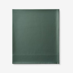 Premium Smooth Supima® Cotton Wrinkle-Free Sateen Flat Bed Sheet - Olive Green, Deep Pocket Queen