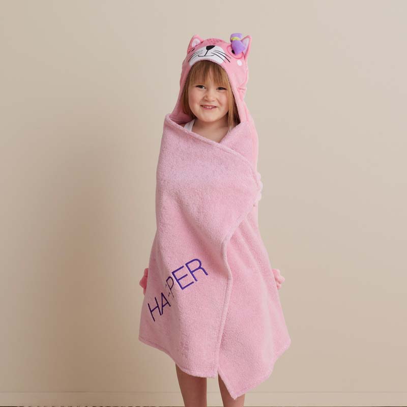 Hooded Towel - Stylish Cat
