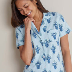 Printed Peruvian Cotton Women's Shorts Set - Suhana, XS