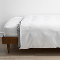Organic Cotton Sateen Comforter Protector - Full/Queen