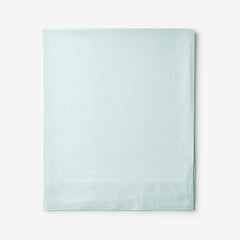 Classic Cool Cotton Percale Flat Bed Sheet - Pale Blue, Cal King