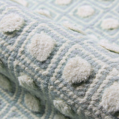 Dot Handwoven Wool Rug - Blue, 3' 9" x 5' 9"