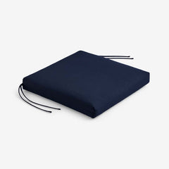 Replacement Knife Edge Chair Cushion - Navy, 20 in. x 20 in.