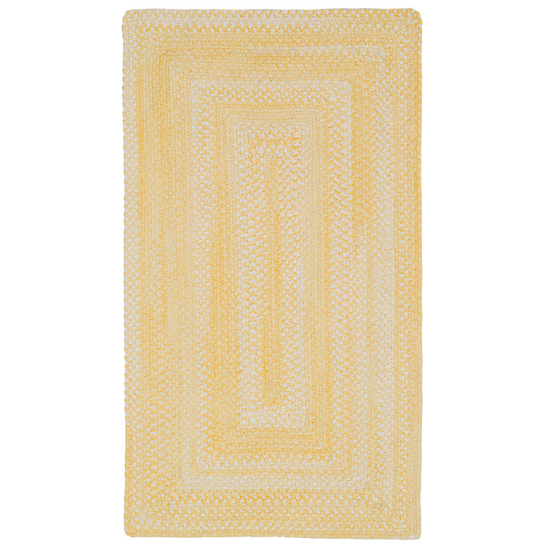 Bambini Braided Chenille Rug - Yellow, 5' x 8'