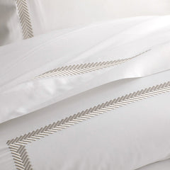 Hewett Luxe Smooth Egyptian Cotton Sateen Bed Sheet Set - Taupe, Cal King