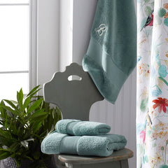 Regal Egyptian Cotton Hand Towel - Spa Green