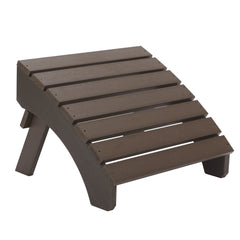 Adirondack Folding Ottoman - Bark