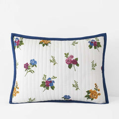 Alden Floral Reversible Quilted Sham - Ivory, Standard