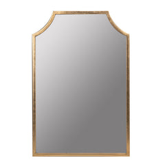 Gilded Arched Frame Wall Mirror - Gold