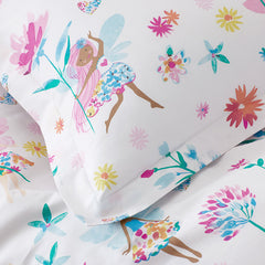 Floral Fairies Classic Cool Organic Cotton Percale Sham - Multi, Standard
