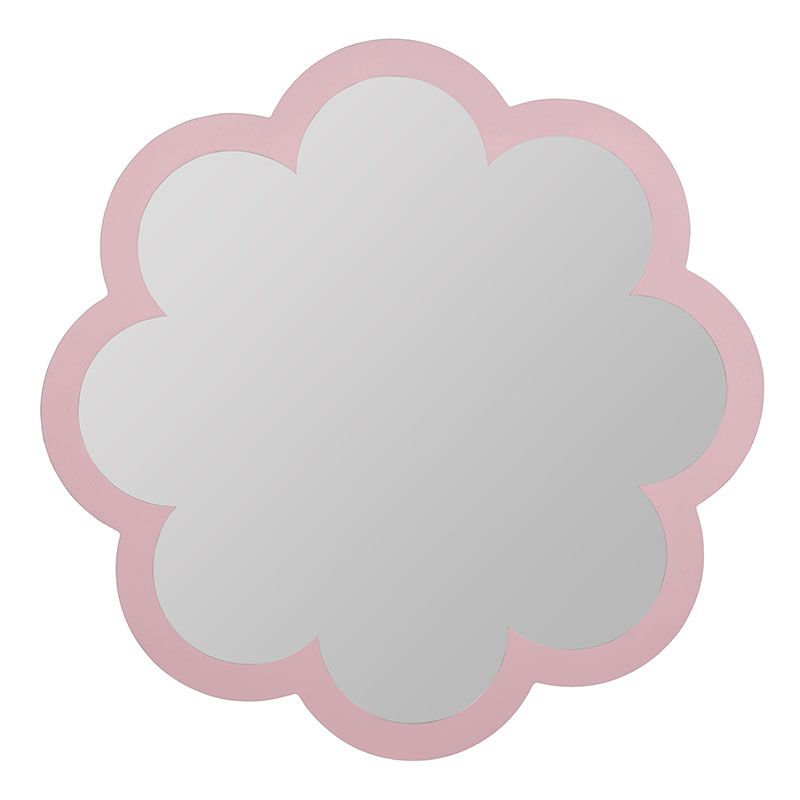 Caitlin Wilson Poppy Scalloped Mirror - Blush