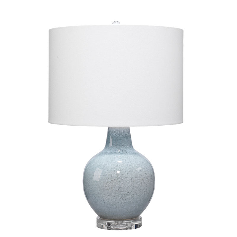 Blue Glaze Ceramic Table Lamp - OS