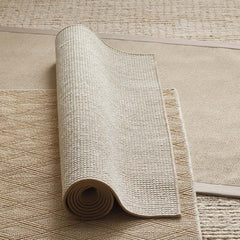 Pixel Woven Sisal and Wool Rug - Wheat, 3' x 5'
