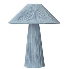 Jute Rope Table Lamp - Blue